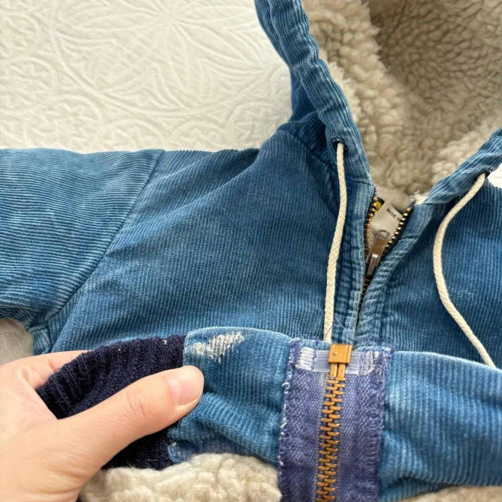 Vintage‎ Union Made Osh Kosh B'Gosh Sherpa Corduroy Jacket Sz 3T